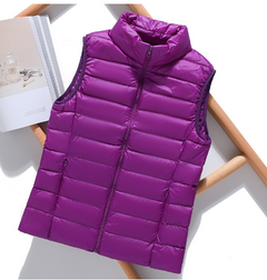 Stylish Women's Puffer Vest - Lightweight & Chic (One Piece)
